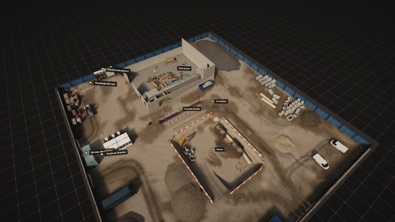 Chantier de construction, vue 2