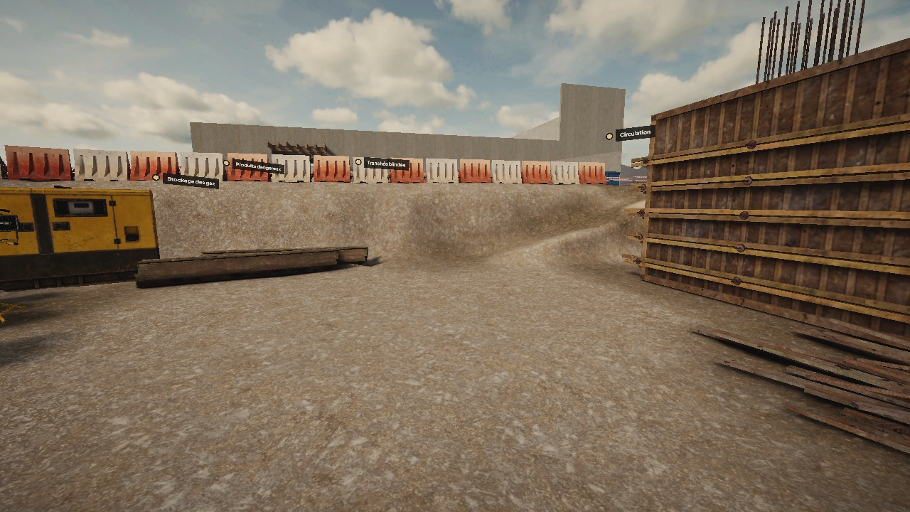 Chantier de construction, vue 3