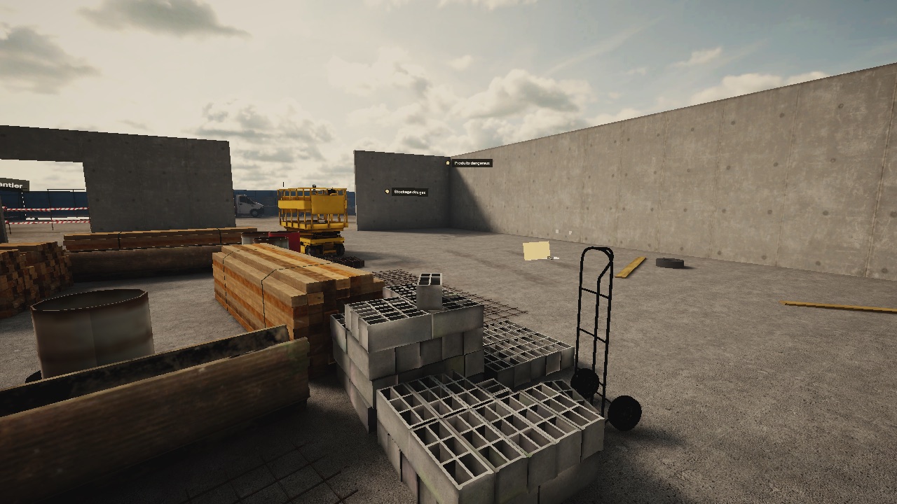 Chantier de construction, vue 4
